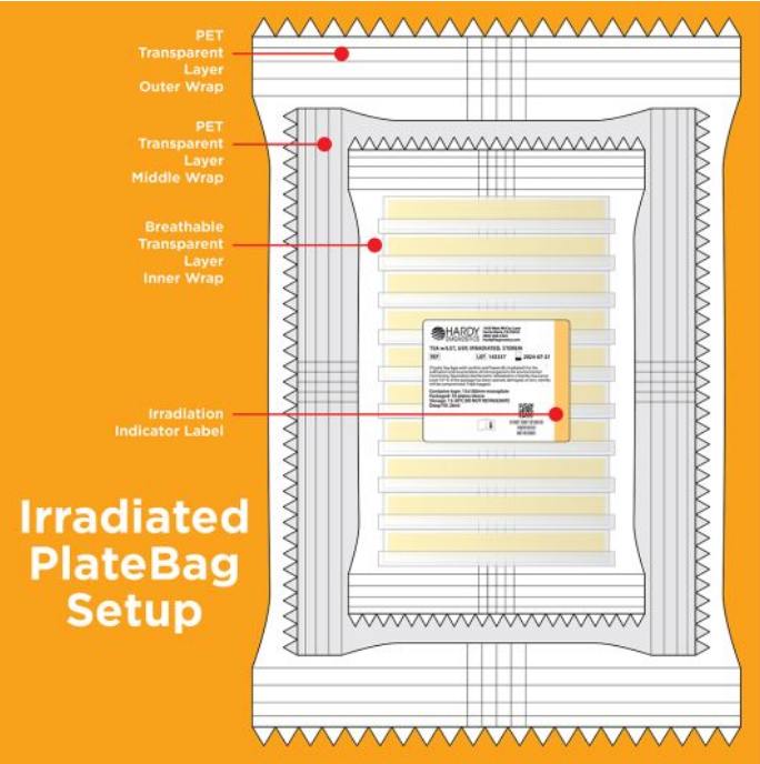 Air Plates, Irradiated, Triple Bagged, Pack of 10 (Select Media)